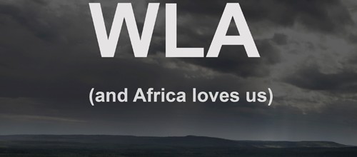 We love Africa… We love Africa…